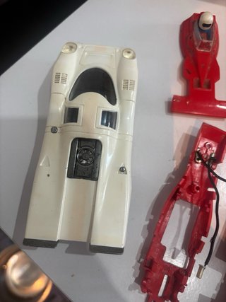 Piezas Scalextric Coche Rojo