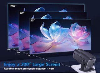 Proyector Video Giratorio Keystone Android 4K 1080