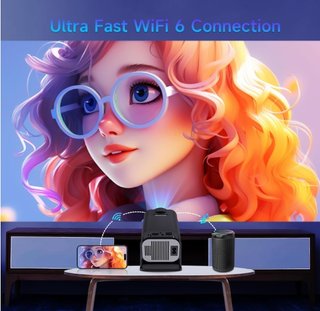 Proyector Video Giratorio Keystone Android 4K 1080