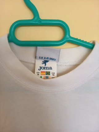 Camiseta Joma Blanca Manga Corta