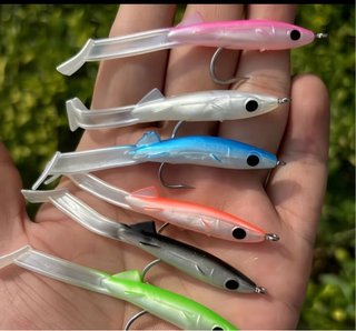 Señuelos de pesca blandos (pack 6)