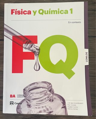 Física y química, 1 BA, Código abierto, Comunid...
