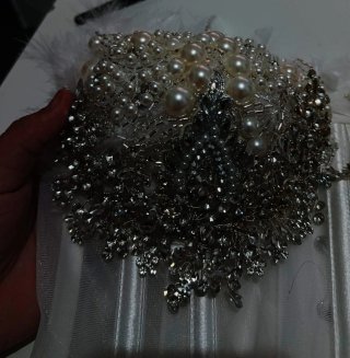 Corsé Boda Gitana Perlas y Cristales