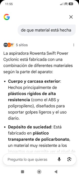 Aspiradora Rowenta Swift Power Cyclonic