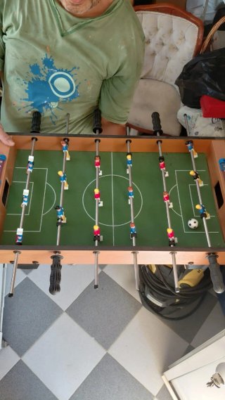 Futbolín de mesa