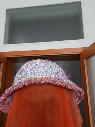 Cappello in cotone multicolor
