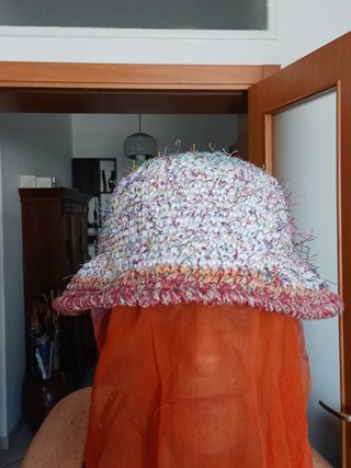 Cappello in cotone multicolor