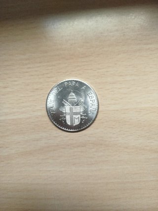 Moneda Visita 1982 Papa Juan Pablo II