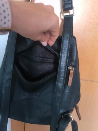 Bolso mochila negro