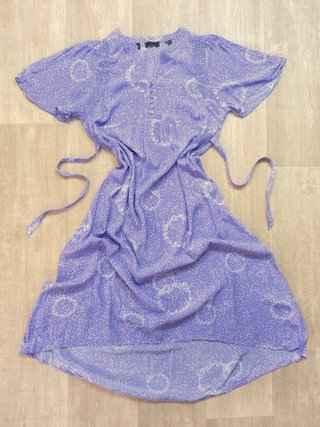 Vestido Esprit Mujer Violeta Talla L Estampado