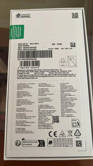 OPPO A80 5G 256GB Negro - Nuevo Precintado