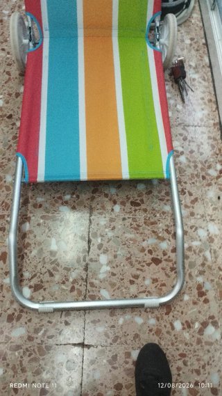 Silla de Playa con Ruedas Multicolor
