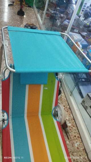 Silla de Playa con Ruedas Multicolor