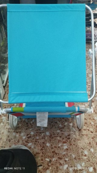 Silla de Playa con Ruedas Multicolor
