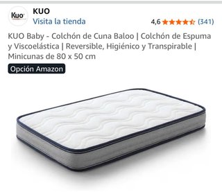 Colchón cuna kuo