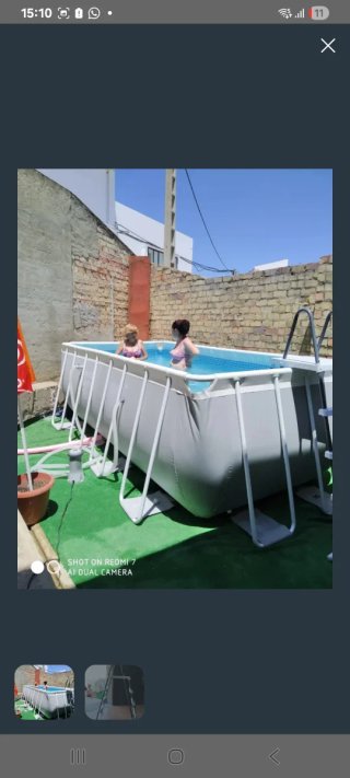 Piscina desmontable familiar 3x2metro