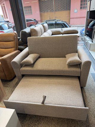 Sofá Cama 146cm Beige