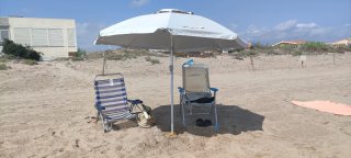 Sombrilla playa grande.