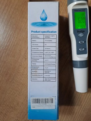 Medidor Calidad Agua Dustoo 4 en 1