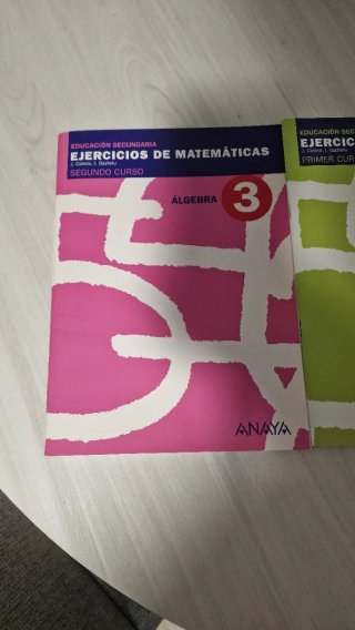 Lote de tres cuadernillos de Matemáticas Anaya