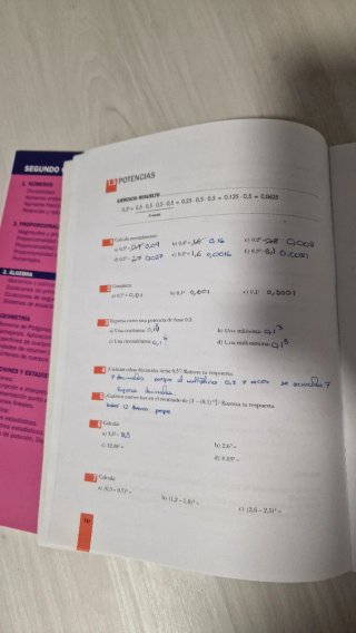 Lote de tres cuadernillos de Matemáticas Anaya