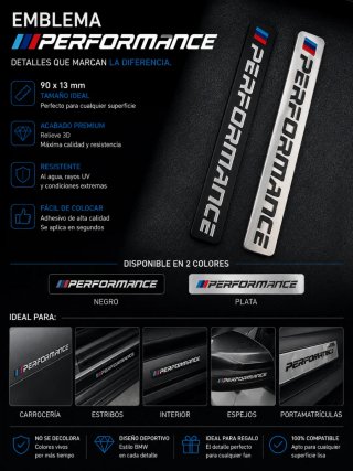 Emblema BMW performance NUEVO