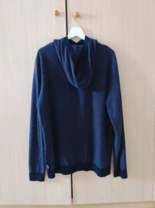 Sudadera  con capucha Jacks & Jones azul y ne