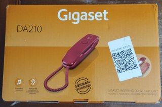 Teléfono Fijo Gigaset DA210 Rojo