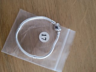 Pulsera Pandora Corazón Acero Inoxidable