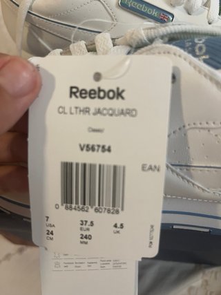 Zapatillas Reebok Blancas y Azules