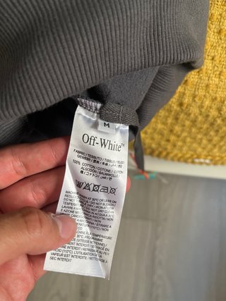 Off-White Sudadera con Capucha Cupid Arrow Gris