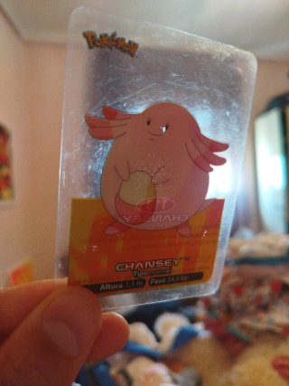 Chansey Pokemon Lamincard Tipo Normal