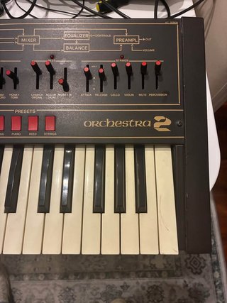 Siel Orchestra 2 Sintetizzatore Vintage 1983