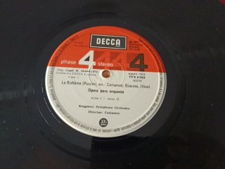 Vinilo LP La Bohème Ópera Orquesta