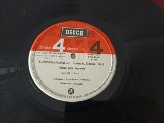 Vinilo LP La Bohème Ópera Orquesta