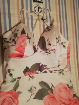 Vestido fiesta floral T42