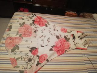 Vestido fiesta floral T42