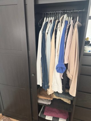 Armario RAKKESTAD IKEA Negro/Marrón Madera