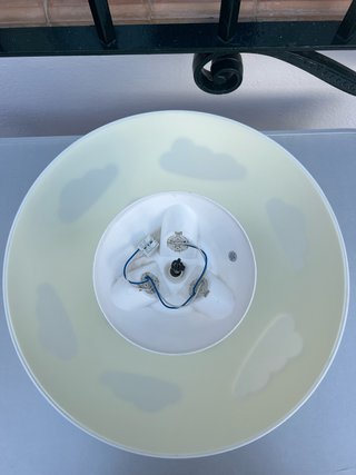 Lámpara infantil diseño nubes Ikea Skojig
