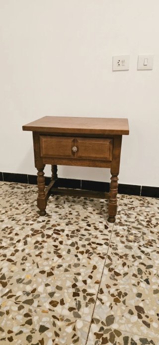 Cabecero y Mesitas de Noche Madera Oscura