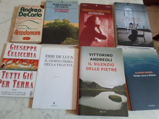 Lotto 8 Libri Narrativa Italiana Autori Contempora