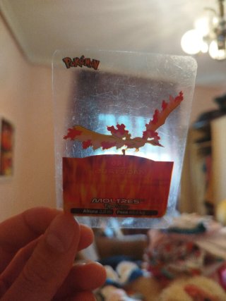 Moltres - Pokemon Lamincard Tipo Fuego