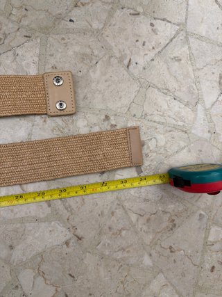 2 cinture elastiche beige