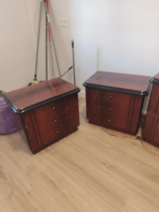 Mesitas de noche madera antiguas