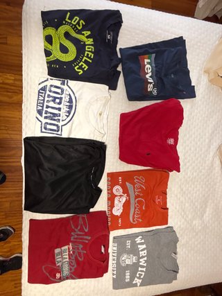 Conjunto 7 Camisetas Talla M, S, L