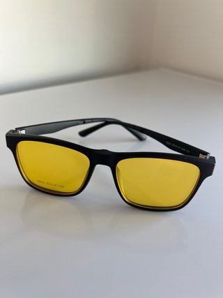 Gafas Montura Ópticas con Clip-on Solar Magnético
