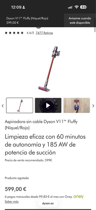 Aspirapolvere Dyson V11