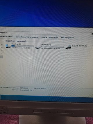 PC Acer Aspire + Monitor HP 19"