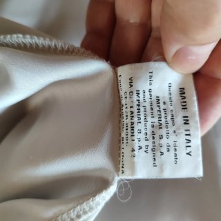 Abito monospalla Imperial beige