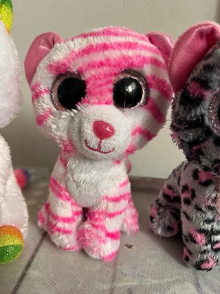3 Peluches Unicornio, Tigre y Leopardo